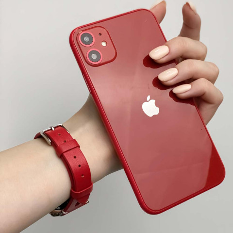 Кожаный ремешок V-Leather для Apple Watch 38/40/41mm Red Кожаный ремешок V-Leather для Apple Watch 38/40/41mm Red